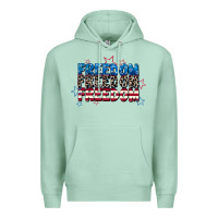 Seafoam Freedom freedom freedom 4th of july Premium Hoodie - CowGirlArtShop