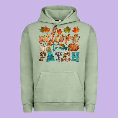 Welcome To Our Patch Urban Hoodie Designed By Hra Design Shop