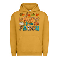 Pigment Peanut Butter welcome to our patch Urban Hoodie - HRA Design Shop