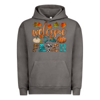 Pigment Tornado welcome to our patch Urban Hoodie - HRA Design Shop