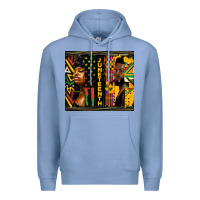 Colony Blue juneteenth tumbler Premium Hoodie - HRA Design Shop