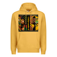 Mustard juneteenth tumbler Premium Hoodie - HRA Design Shop