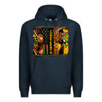 Navy juneteenth tumbler Premium Hoodie - HRA Design Shop