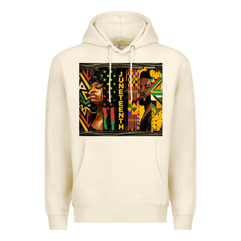 Juneteenth Tumbler Premium Hoodie by HRA Design Shop | Teevron
