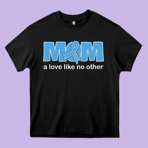Lil Autism Mom Heavy Core Tee Designed By Cowhidedigitalart