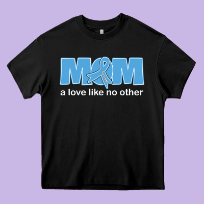 Lil Autism Mom Heavy Core Tee Designed By Cowhidedigitalart