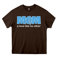Chocolate Brown lil autism mom Heavy Core Tee - CowhideDigitalArt