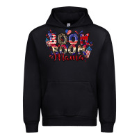 Black Boom boom Mama 4th of july Urban Hoodie - CowGirlArtShop