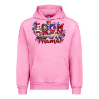 Fuchsia Pink Boom boom Mama 4th of july Urban Hoodie - CowGirlArtShop