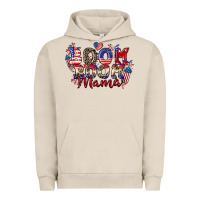 Pigment French Oak Boom boom Mama 4th of july Urban Hoodie - CowGirlArtShop