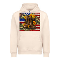 Sandshell Army USA lag leopard camouflage sunflower 20oz Urban Hoodie - Neo Western