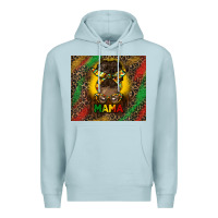 Blue Mist juneteenth afro bun mama tumbler Premium Hoodie - HRA Design Shop