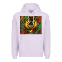 Lilac juneteenth afro bun mama tumbler Premium Hoodie - HRA Design Shop