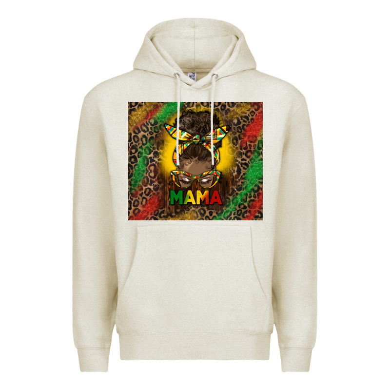 Juneteenth Afro Bun Mama Tumbler Premium Hoodie by HRA Design Shop | Teevron