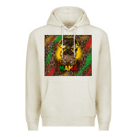 Oatmeal Heather juneteenth afro bun mama tumbler Premium Hoodie - HRA Design Shop