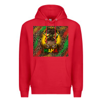 Red juneteenth afro bun mama tumbler Premium Hoodie - HRA Design Shop