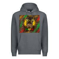 Rock juneteenth afro bun mama tumbler Premium Hoodie - HRA Design Shop