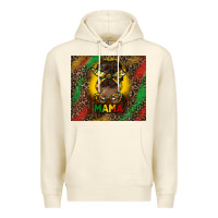 Sandshell juneteenth afro bun mama tumbler Premium Hoodie - HRA Design Shop