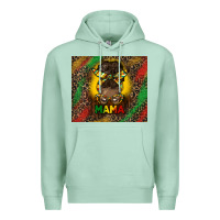 Seafoam juneteenth afro bun mama tumbler Premium Hoodie - HRA Design Shop