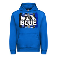 Cobalt Back the blue brushstrokes Urban Hoodie - Neo Western