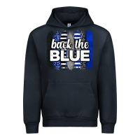 Navy Back the blue brushstrokes Urban Hoodie - Neo Western
