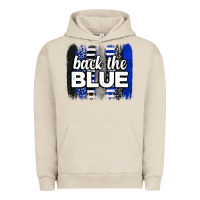 Pigment French Oak Back the blue brushstrokes Urban Hoodie - Neo Western