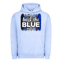 Pigment Grape Ice Back the blue brushstrokes Urban Hoodie - Neo Western