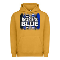 Pigment Peanut Butter Back the blue brushstrokes Urban Hoodie - Neo Western