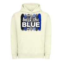 Pigment Pistachio Back the blue brushstrokes Urban Hoodie - Neo Western