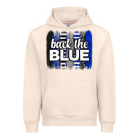 Sandshell Back the blue brushstrokes Urban Hoodie - Neo Western