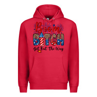 Cardinal Boom bitch get out the way Premium Hoodie - Neo Western