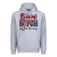Heather Grey Boom bitch get out the way Premium Hoodie - Neo Western