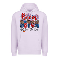 Lilac Boom bitch get out the way Premium Hoodie - Neo Western