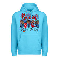 Ocean Blue Boom bitch get out the way Premium Hoodie - Neo Western