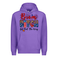 Purple Boom bitch get out the way Premium Hoodie - Neo Western