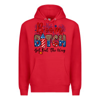 Red Boom bitch get out the way Premium Hoodie - Neo Western