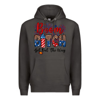 Smoke Boom bitch get out the way Premium Hoodie - Neo Western