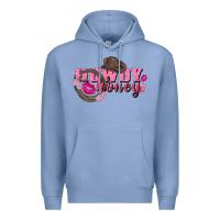Colony Blue howdy honey valentine's day Premium Hoodie - FaDigitalArtStudio
