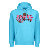 Ocean Blue howdy honey valentine's day Premium Hoodie - FaDigitalArtStudio