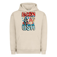 Pigment French Oak Born in USA gnomes 4th of July Urban Hoodie - CowGirlArtShop