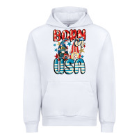 White Born in USA gnomes 4th of July Urban Hoodie - CowGirlArtShop
