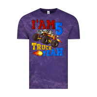 Cloud Purple i'am five truck yeah Vintage Tee - Artiststas