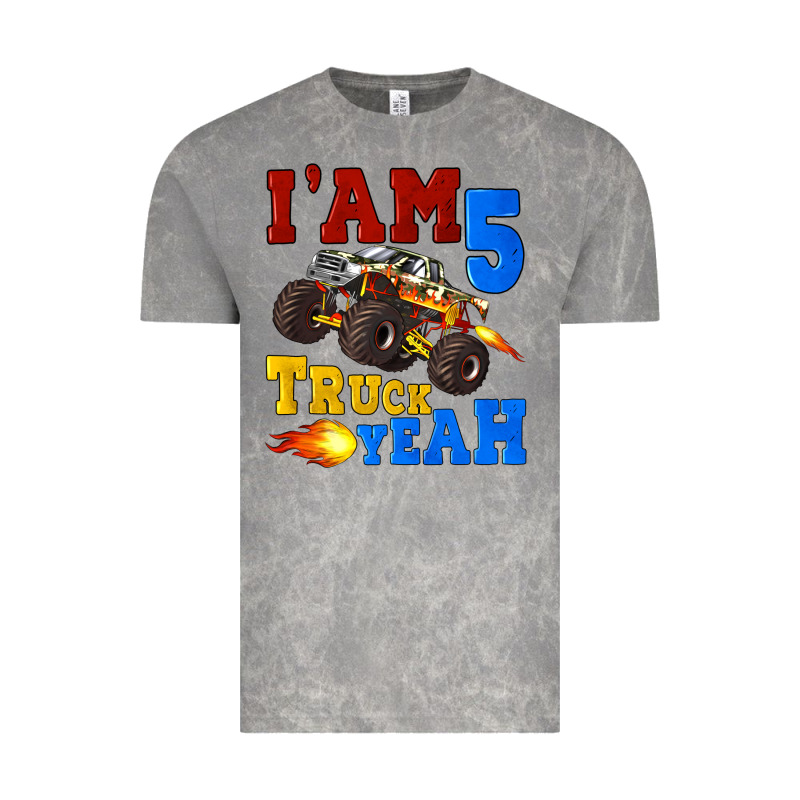 I'am Five Truck Yeah Vintage Tee by Artiststas | Teevron