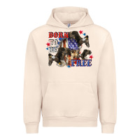 Sandshell Born to be free 4th of july Urban Hoodie - CowGirlArtShop