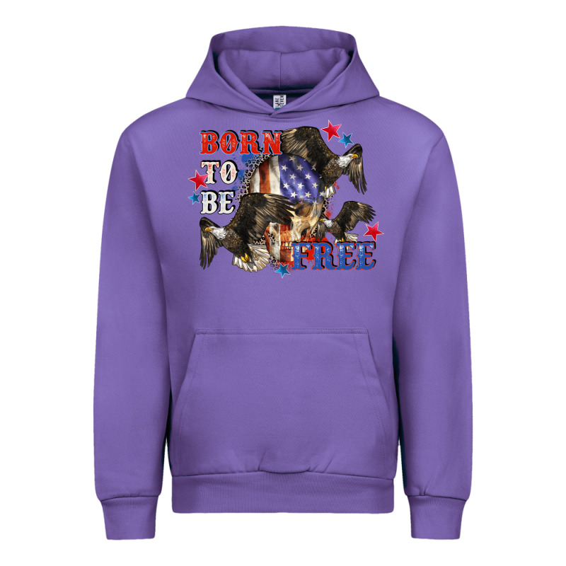 Born To Be Free 4th Of July Urban Hoodie by CowGirlArtShop | Teevron