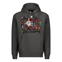 Charcoal Heather for the love of the christmas Premium Hoodie - CowhideDigitalArt