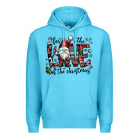 Ocean Blue for the love of the christmas Premium Hoodie - CowhideDigitalArt