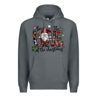 Rock for the love of the christmas Premium Hoodie - CowhideDigitalArt