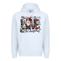 White for the love of the christmas Premium Hoodie - CowhideDigitalArt