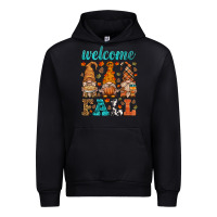 Black welcome fall gnome Urban Hoodie - HRA Design Shop